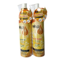Тайский натуральный шампунь + кондиционер против выпадения и для ускорения рос та волос DEMA Genive 265 мл. + 265 мл.