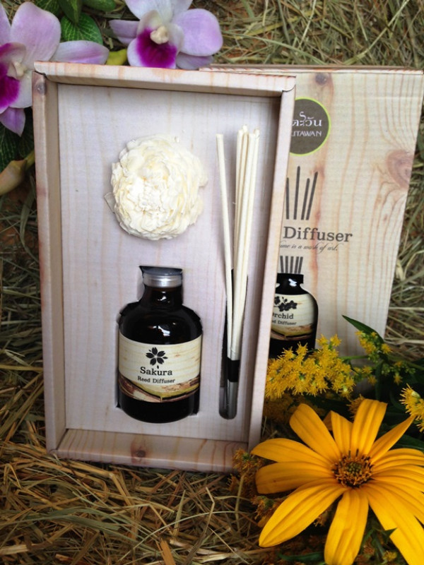 Ароматический Тайский диффузор с палочками Сакура. сакура КУПИТЬ В МОСКВЕ