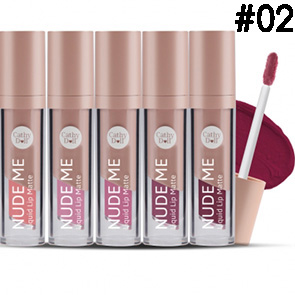 Cathy Doll Nude Me Liquid Lip Matte 4gr.Thailand.ozbm.#02 Nude Brown