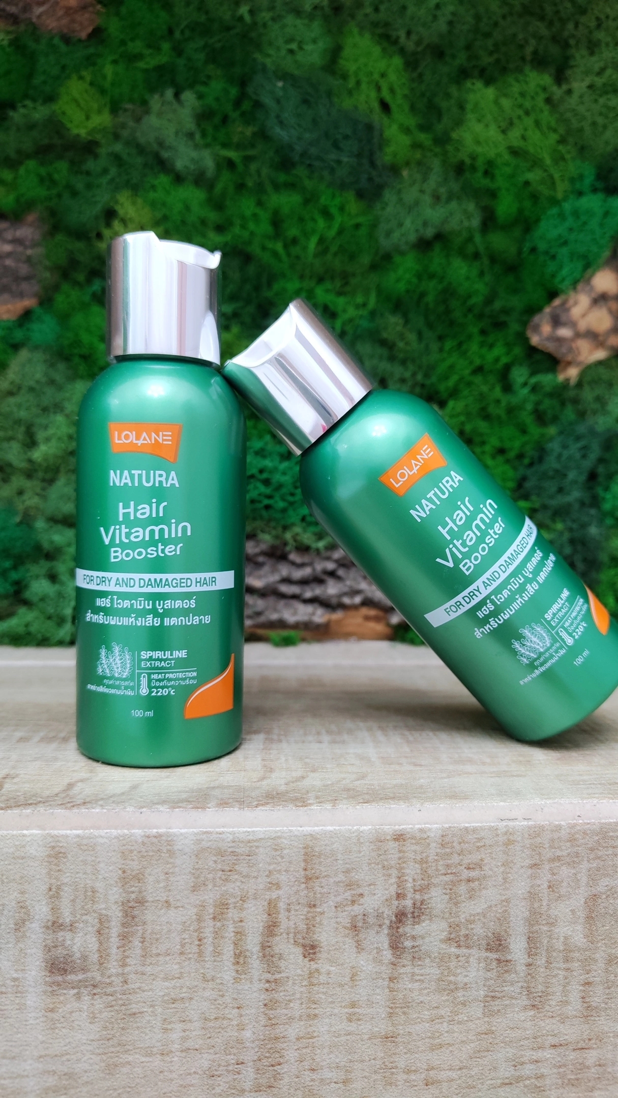 Купить Тайскую витаминную сыворотку бустер для сухих и поврежденных волос Lolane Natura Hair Vitamin Booster for Dry and Damaged hair в Москве.