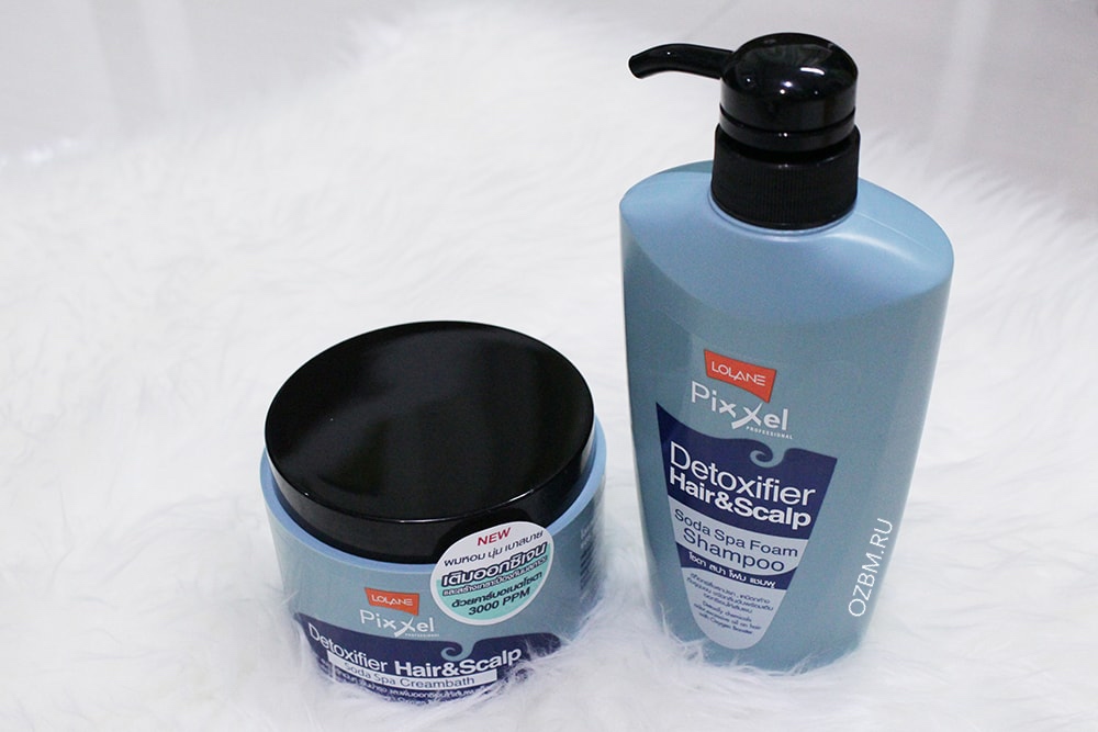 Натуральный освежающий шампунь для волос из Тайланда Детокс Сода Спа Lolane Pixxel Detoxifier Hair & Scalp Soda Spa Foam Shampoo купить в Москве и Московской области.