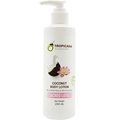 Sacred Lotus Tropicana coconut body lotion 240 ml. Thailand. Косметика Тайланда в Москве
