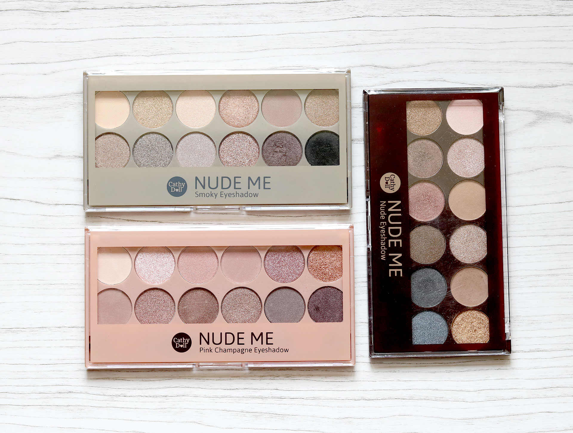 Тайская палетка теней №02 «Smoky» для создания нюд-макияжа Cathy Doll Nude Me Eyeshadow 02 Smoky купить в Москве и Московской области