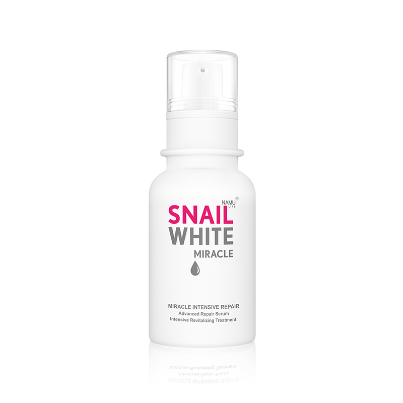 Тайская сыворотка для интенсивного восстановления NAMU LIFE SNAIL WHITE MIRACLE 30 мл.