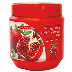 Тайская восстанавливающая маска для волос с гранатом Кэбиу Carebeau Pomegranate Hair Treatment WAX 500 гр.