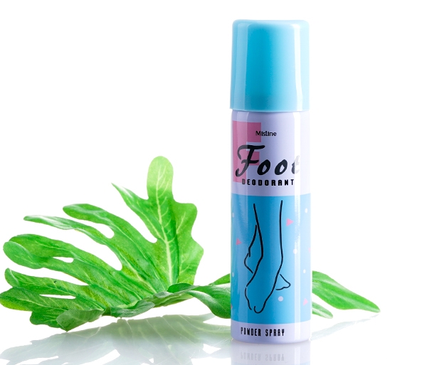 Тайский дезодорант спрей для ног с эффектом талька Mistine Foot Deodorant Powder Spray 60 мл. Mistine_Foot_Deodorant_Powder_Spray