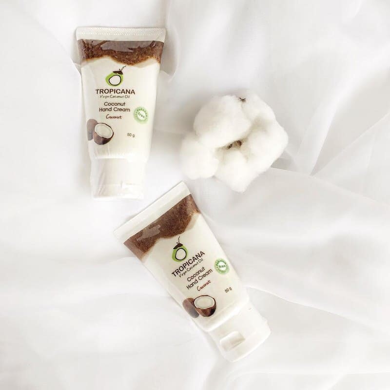 Тайский Кокосовый крем для рук без парабенов от Tropicana Oil.