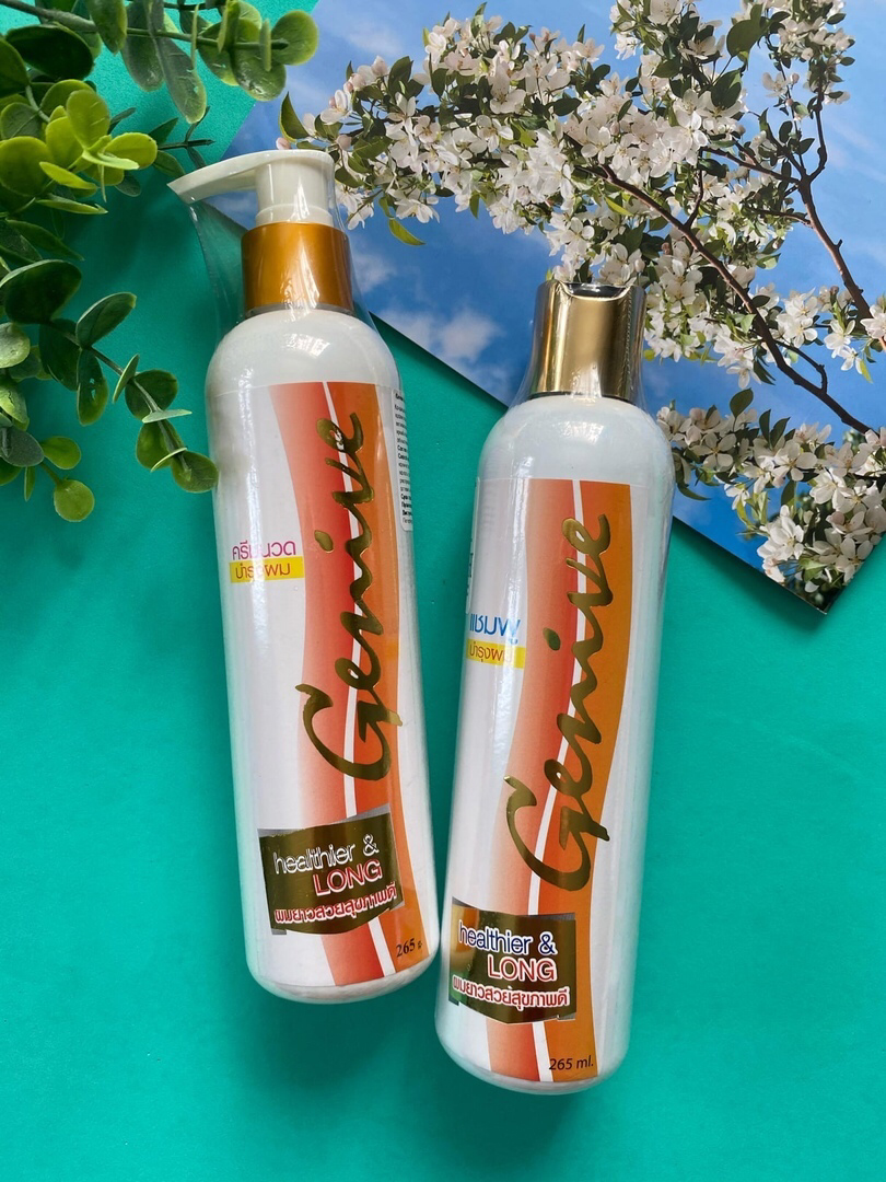 Тайский комплекс для роста волос - для женщин шампунь и кондиционер GENIVE Shampoo 265 ml. Conditioner 265 ml. Thailand