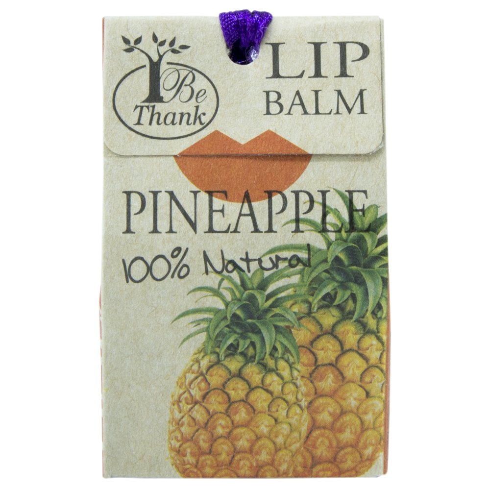 Тайский натуральный бальзма для губ Ананас BE THANK 10 гр