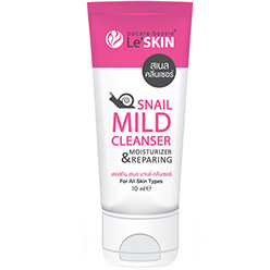 Тайский очищающий крем гель для умывания с улиткой Le'skin Snail Mild Cleanser 100 мл.Thailand  tube_snail-mild-cleanser_10-ml