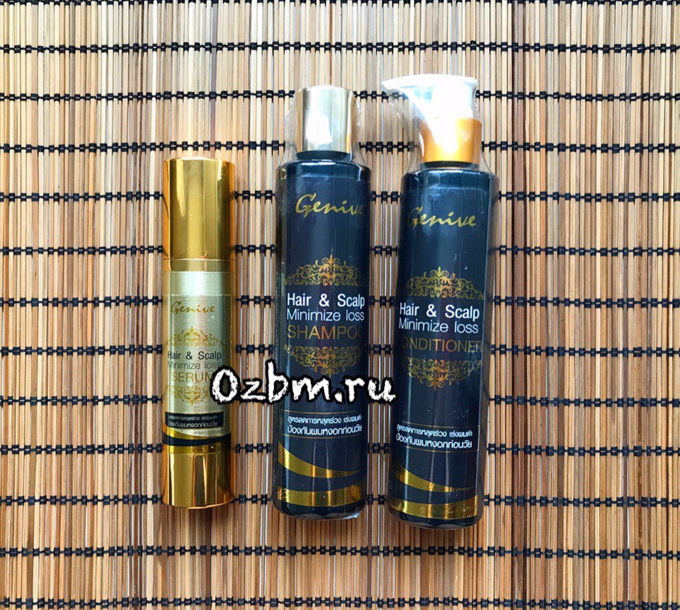 Тайский серум против выпадения и ускоряющий рост волос Genive Hair & Scalp Мinimize loss 60 мл.