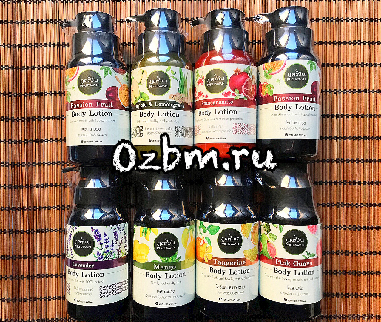 Тайский увлажняющий и успокаивающий лосьон для сухой кожи Манго Phutawan Mango Body Lotion 250 мл. Thailand