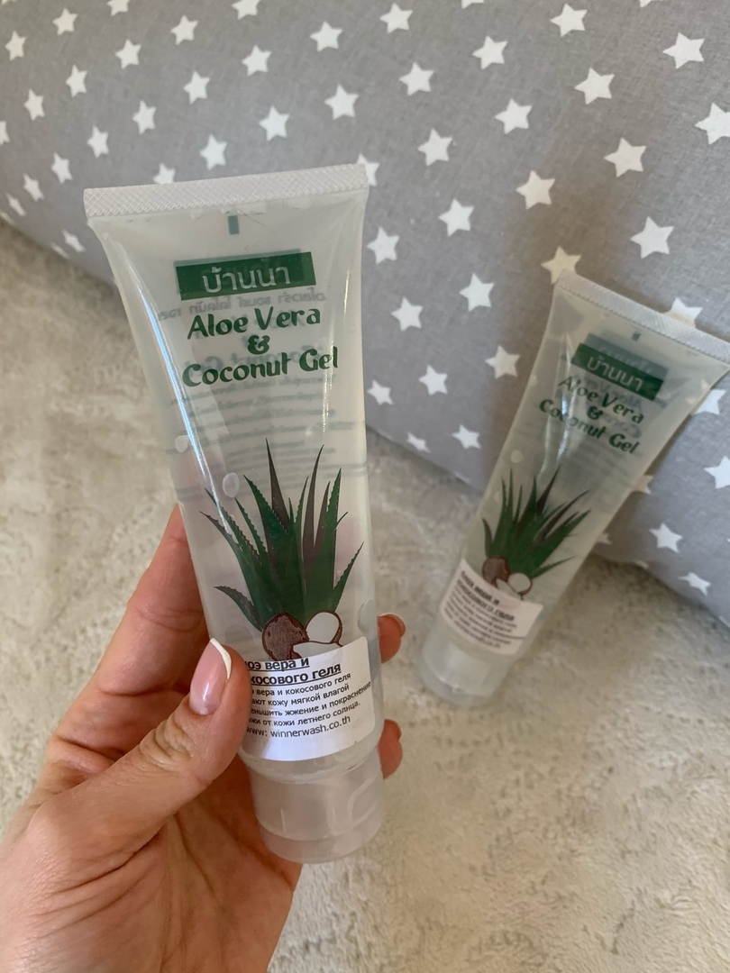 Увлажняющий Тайский гель для тела Алоэ Вера и Кокос Banna Aloe Vera Coconut Skin Gel купить в Москве и Московской области.